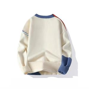 <strong>2025</strong> <strong>New</strong> <strong>Design</strong> Men's Casual Pullover <strong>Sweater</strong> Korean Street Style Loose Spring Autumn Knitted Sweatshirt Drop Shoulder Sleeves - Product Image 5
