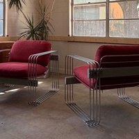 Vente directe d'usine, fauteuil artistique en acier inoxydable Baohaus, canapé de loisirs personnalisé, possibilité de personnalisation