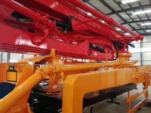 Chinesischer Hersteller Liefert LKW-Montierte 33m <span class=keywords><strong>Mini</strong></span>-Betonpumpe LKW-Betonpumpe mit Ausleger Turmbetonpumpe - Product Image 5