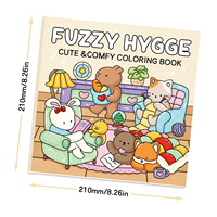 Impresión de fábrica, libros para colorear con acuarela para niños, libro para colorear personalizado para niños, impresión de libros