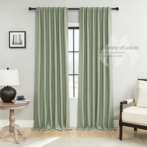 <strong>Sage</strong> <strong>Green</strong> <strong>Blackout</strong> <strong>Curtains</strong> for the Living Room Home Bedroom Thermal Insulated Luxury Window Drapes Room Darkening <strong>Curtains</strong> - Product Image 2