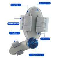 Écarteur d'Orteil Orthopédique Ajustable, Redresseur d'Orteil à Molette, Attelle Correctrice d'Hallux Valgus pour Soulager l'Oignon