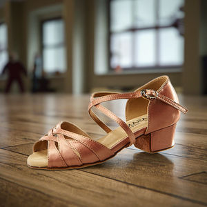 Scarpe da ballo Serior latino Swing scarpe da ballo S-5557D con tacco basso - Product Image 1