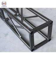 Structure en aluminium pour scène, structure circulaire ronde noire pour DJ, concert/événement