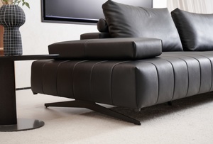 Nội thất phòng khách hiện đại Ghế sofa da thoải mái Ghế sofa phòng khách Sofa da để bán - Product Image 5