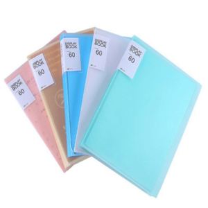 Clear Sleeves Presentation Book 60 Pocket <b>A4</b> Sheet Protectors Display Portfolio Book <b>Folder</b> - Product Image 4