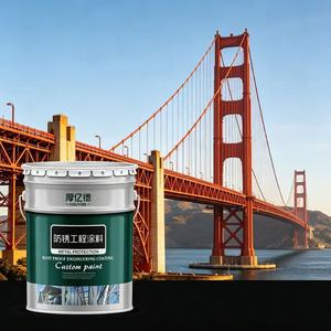 Peinture acrylique antirouille résistante aux UV, revêtement liquide avec forte résistance aux intempéries pour les structures en acier extérieures - Product Image 1