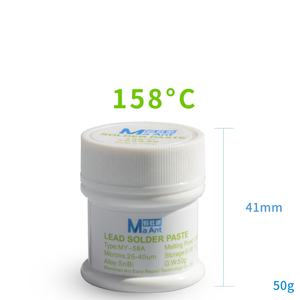 Pâte à souder MaAnt 138 158 183 217 degrés sans plomb, <span class=keywords><strong>flux</strong></span> de soudage <span class=keywords><strong>pour</strong></span> couche intermédiaire, microsoudage à basse température, carte mère - Product Image 4