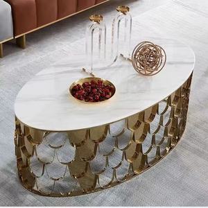<span class=keywords><strong>Table</strong></span> <span class=keywords><strong>basse</strong></span> design, luxe léger, moderne, à motif <span class=keywords><strong>d</strong></span>'écailles de <span class=keywords><strong>poisson</strong></span>, plateau en verre, <span class=keywords><strong>table</strong></span> <span class=keywords><strong>basse</strong></span> pour salon, acier inoxydable doré, <span class=keywords><strong>table</strong></span> à thé - Product Image 6