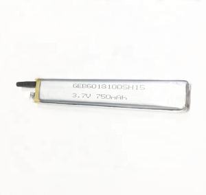 GEB6018100 3,7 V 750 mAh 15C electronic pen LiPo battery - Product Image 1