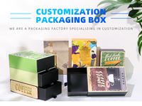 Boîte d'emballage cadeau de café naturel en carton personnalisé avec protection de l'environnement boîte cadeau à tiroir de luxe de haute qualité avec logo de boîte à café