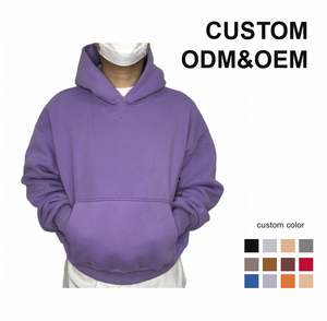 Urban Streetwear <span class=keywords><strong>Essential</strong></span> 100% Coton Sweat à capuche unisexe léger Tissu en tricot respirant Motif solide <span class=keywords><strong>Marque</strong></span> personnalisée autorisée - Product Image 3