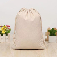 Sac en toile vierge personnalisable avec cordon de serrage, anti-poussière et respirant, vente en gros, offre spéciale