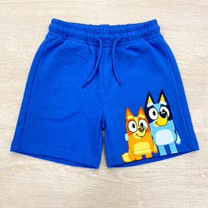 Shorts en coton éponge pour enfants, shorts en molleton, shorts imprimés durables pour garçons et filles, shorts graphiques, shorts en stock d'usine du Bangladesh - Product Image 1