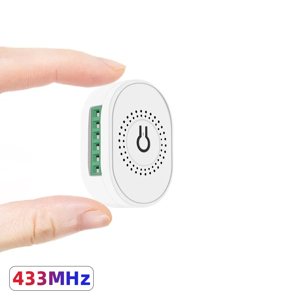 SMATRUL 16A Mini 2 Chiều Nhà Thông Minh Thời Gian Ánh Sáng Điện 433Mhz Mô-đun Ngắt Cho Công Tắc Cảm Ứng Không Dây 220V Tường Đèn Led