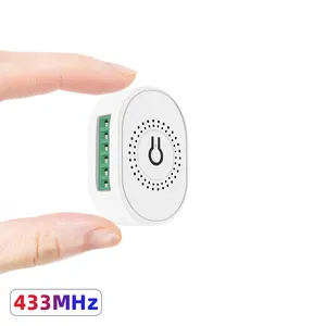 SMATRUL 16A Mini 2-Way Smart Home Timing Light Electrical 433Mhz Module Breaker For Wireless Touch Switch 220V Wall Led Lamp