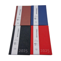 Carnet de notes exécutif en cuir rigide A5 de la marque HYX, reliure cousue, 80 feuilles, impression numérique, logo personnalisé en relief