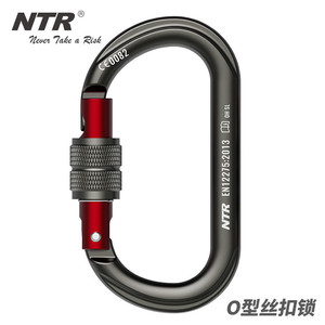 NTR Nhôm Hình Bầu Dục Ngoài Trời Leo Núi Carabiner Để Làm Việc Tại Cao Snap Hook - Product Image 3