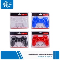Housse en silicone souple pour Sony PS4 Controller Housse de protection pour PS4 Controller Anti-chute Housse en silicone Vente directe d'usine