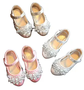 Zapatos de baile sandalias para niños encantadoras niñas pequeñas vestido ballet zapatos planos