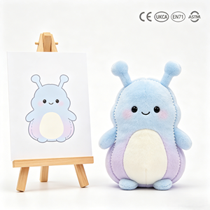 Peluche Alien Personnalisée avec Dégradé <span class=keywords><strong>de</strong></span> Couleurs, Logo <span class=keywords><strong>de</strong></span> Marque Personnalisé, Poupée Alien en Peluche <span class=keywords><strong>de</strong></span> Dessin Animé pour Cadeaux Promotionnels d'Anniversaire et <span class=keywords><strong>de</strong></span> Fêtes - Product Image 1
