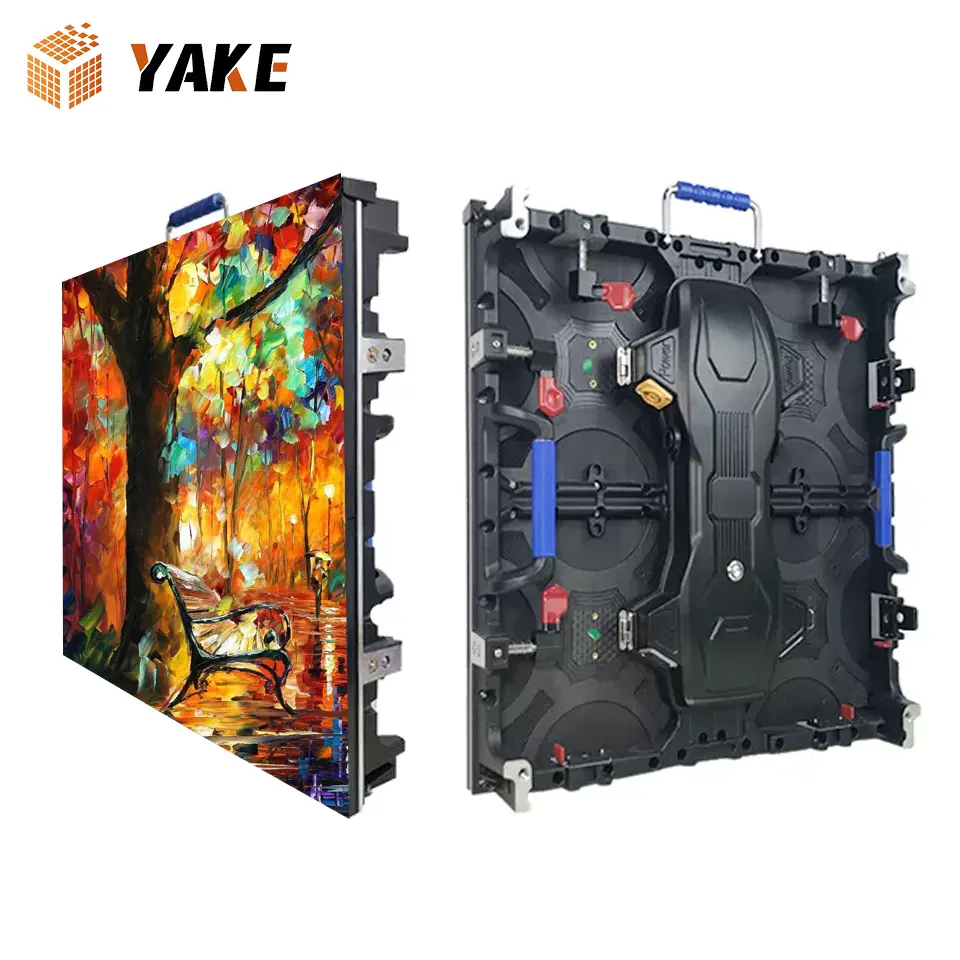 Yake Thinest Advertising Waterproof Large Flexible Led Screens Curve Indoor Outdoor Led Panel Screen Module for Concert Stage