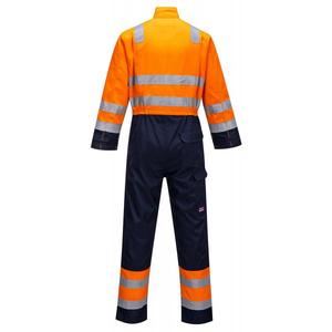 Portwest-MV29ONRS modaflame RIS สีน้ำเงินเข้ม/สีส้ม Coverall-EAN 5036108277568 Flame resistant Workwear - Product Image 2