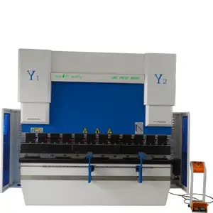 HANRUI 100T 2500 DA53T good price automatic servo hydraulic mini press brake machine sheet metal press CNC brake bending machine