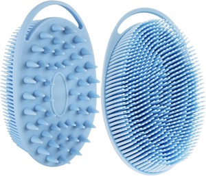 Cepillo Exfoliante Corporal de Silicona 2 en 1, Cepillo para Champú, Cepillo de Baño, Exfoliante Corporal de Silicona - Product Image 3