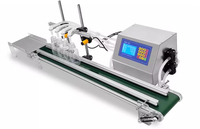 Machine de remplissage de liquides à 4 têtes avec pompe magnétique pour huile, eau, parfum, lotion, whisky, jus, machine de remplissage de liquides oraux 10 ml