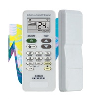 Mejor venta de aire acondicionado control remoto fácil de programar Stock disponible AC control remoto