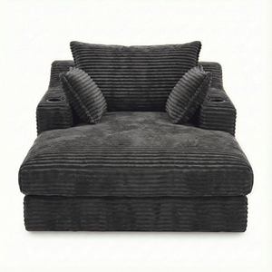 Canapé-lit <span class=keywords><strong>d</strong></span>'angle compact moderne, mousse compressée sous vide, fauteuil inclinable, salon, canapé en tissu sans os, en boîte - Product Image 5