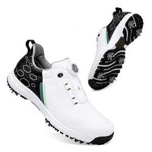 Chaussures De Golf faites à la main, vente en gros, semelle en caoutchouc - Product Image 3