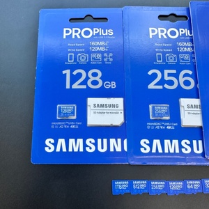 Tarjeta SD y Adaptador SD Sansung Pro Plus UHS-1 TF de 512 GB, 160 MB/s, 12 MB/s, Nuevos, para Smartphone, Cámara, Cámara de Acción, Dron - Product Image 4