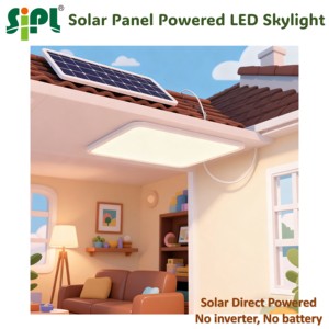 300x600mm Ultra-Thin Ceiling Embedded Solar LED Day <b>Light</b> Skylight <b>Indoor</b> Lighting Tools IP65 5000K for Home Office SIPL-SLS300- - Product Image 4