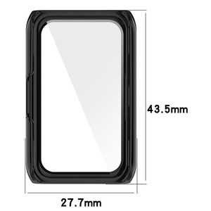 Protection d'écran complète pour Huawei Honor <span class=keywords><strong>Band6</strong></span>/7, étui de protection pour Huawei PC + verre trempé, étui de protection pour montre - Product Image 2