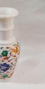 Vase à fleurs décoratif en marbre blanc fait main, vase en pierre naturelle pour la décoration intérieure de la maison, table de salon, cadeau, vente en gros - Product Image 5