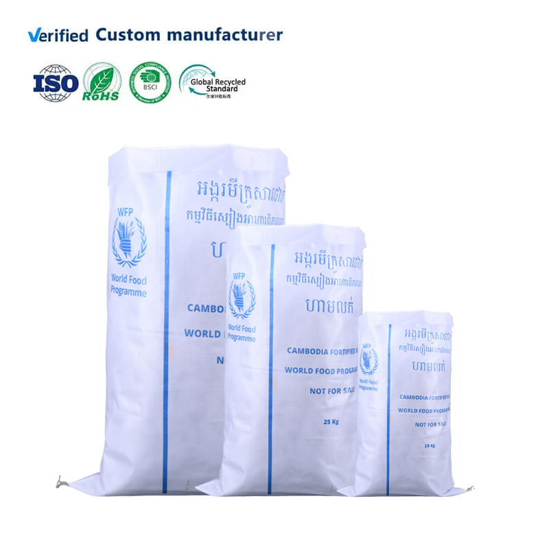 50kg Potato Corn Grain Fabric Packaging