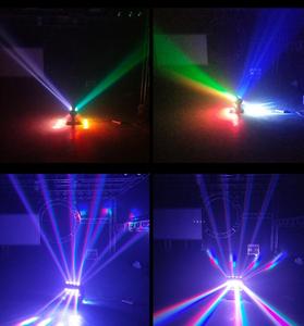 Équipement de scène DJ à roulettes 360°, 16x10W 9x10W RGBW 4-en-1, projecteur LED mobile Spider Phantom Beam avec livraison directe - Product Image 4