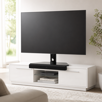 Support de table universel moderne en métal DS301 / Support TV pour écran plat de 32 à 65 pouces Vesa 600x400