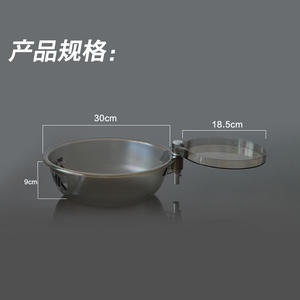 Contenedor de cebo no magnético de doble capa Nia, accesorio de pesca duradero de 30cm para caja de pesca - Product Image 5