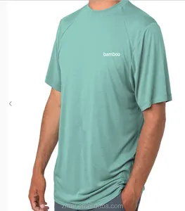 High Quality Custom Men's comfortable fabric bamboo blend T-Shirt
