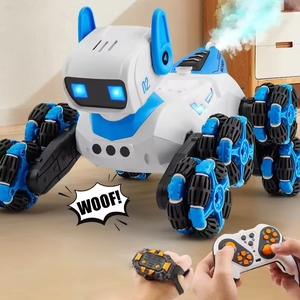 F01 Verbesserte 8-Rad-Stunt-PET-<span class=keywords><strong>Doy</strong></span>-Spielzeugroboter mit Gestenerkennung & Sprühfunktion, ferngesteuertes Roboter-Welpenspielzeug für Kinder - Product Image 2