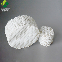 Conjunto de Empaque Cerámico Estructurado, Empaque de Torre Cerámica Corrugada para Columnas de Absorción y Destilación de Medios Corrosivos