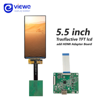 Module LCD TFT transflectif VIEWE 5,5 pouces 720*1440 lisible en plein soleil, interface MIPI, LED à très faible consommation