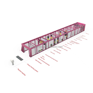 Yüksek Kaliteli Elektrikli Basınçlı Temizleme Derinlemesine Temizlik Tam Otomatik 30m Tünel Araba Yıkama Makinesi Etkili Kurutma Özelliğiyle - Product Image 4