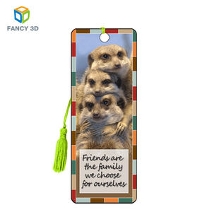 Marque-pages en plastique 3D personnalisables, souvenirs hip-hop, fournitures scolaires lenticulaires en PET - Product Image 6