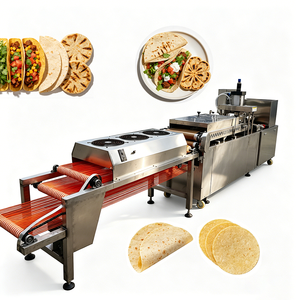Ligne de production motorisée haute efficacité pour tortillas en gros – Machine à fabriquer des tortillas et du pain pita pour <span class=keywords><strong>tacos</strong></span> - Product Image 1