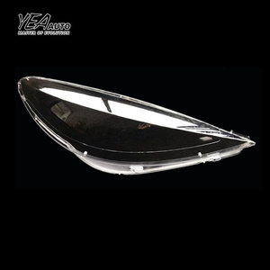 YEA AUTO Cache Phare Avant de Voiture Lentille en Verre pour Peugeot <span class=keywords><strong>207</strong></span> <span class=keywords><strong>2009</strong></span> - 2013 Abat-jour PC Coque Transparente Verre de Phare - Product Image 2