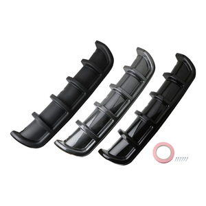 Diffuseur de pare-chocs arrière de voiture à 6 ailerons en aileron de requin, protection de lèvre de spoiler, diffuseur de châssis - Product Image 1